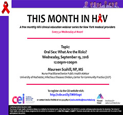 This Month in HIV: Oral Sex: What Are the Risks?